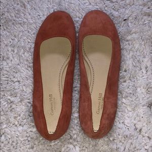 Orange Garnet Hill flats